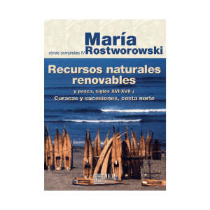 RECURSOS NATURALES RENOVABLES (OBRAS COMPLETRAS IV)